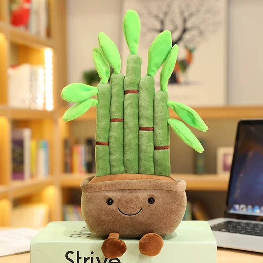 6-14" Plant Plush - Bamboo, Succulent