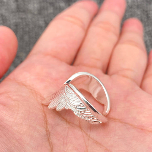 Angel Wings Guardian You Adjustable Ring