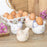Floral Hen Chicken Shaped Salt and Pepper Shakers