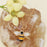 Bitsy Bee Gold Enamel Necklace