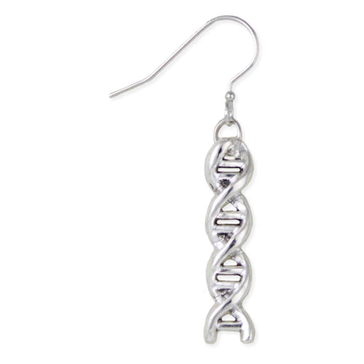 Pure Science Silver DNA Strand Earrings