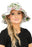 Flower Design Bucket Style Big Brim Both-Side Sun Hat
