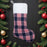 Pink Plaid Christmas Stockings