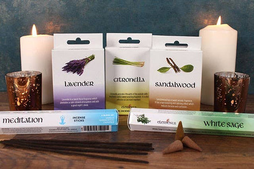 Packets of Elements Lavender Incense Cones