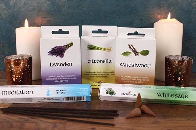 Packets of Elements Lavender Incense Cones