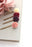 Rose Bobby Pins - Maroon and Purple