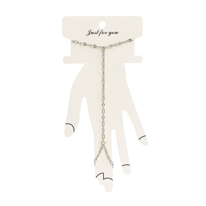 18K Gold PVD Stainless Steel Smooth Lip Hand Chain