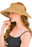 Pack And Go Paper Straw Wide Roll-up Sun Hat