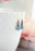 Vintage Glass Earrings -Three Jewel - Shades of Blue