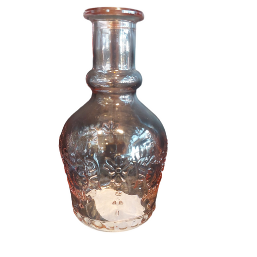 Vase Glass Bottle Vintage Assort 18 cm