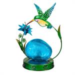 Pollinator Garden Statue-LED Hummingbird-10"