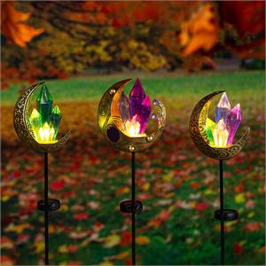 Haunted House Garden Stake,36H Solar Garden Stake