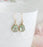 Glass Pear Drop Earrings | Rope Teardrop Earring
