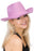 Plain Faux Felt Cowboy Wide Brim Hat