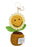 Large Emotional Support Pot Crochet Key Chain