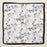 Delicate Floral Branch Square Scarf | Soft Botanical Print Silk-Feel Scarf