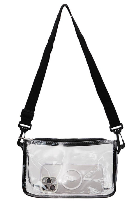 Transparent Clear PVC Crossbody Purse Clutch Bag