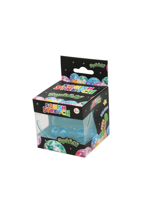 Jellyfish Clear Solid Maltose Putty Filled Squishy - 4 Inch