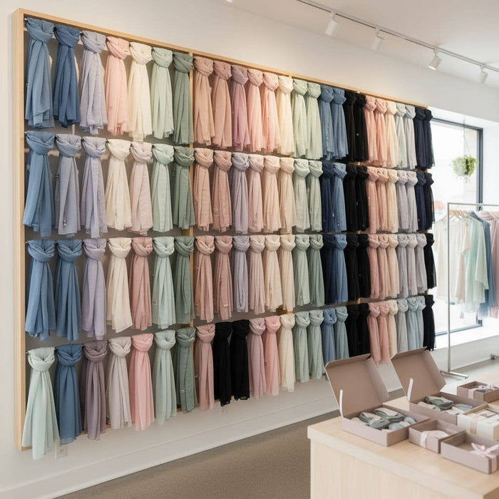 Chiffon Scarf Asst Colours