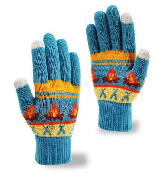 Dawn's Crest Knit Gloves
