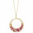 Cottage Floral Circle Dried Flower Necklace