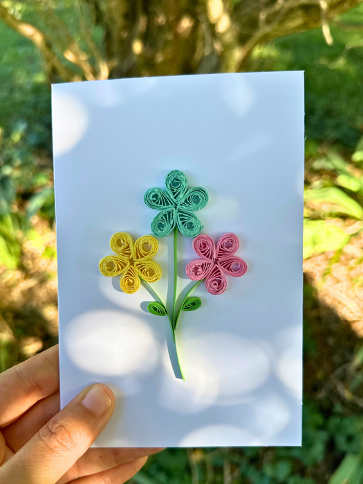 ASST Greeting Cards, Handcrafted paper Flower cards