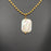 Pearl charm 18K Gold Plated Stainless Steel Necklace