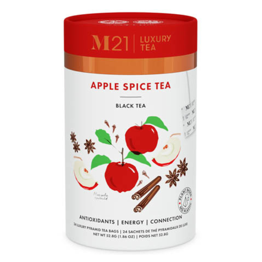Apple Spice Luxury Black Tea – 24 Pyramid Bags
