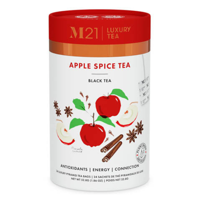 Apple Spice Luxury Black Tea – 24 Pyramid Bags