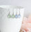 Glass Drop Earrings | Light Blue Silver