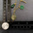 Green Tone Charm 18K Gold Plated S.Steel Necklace - FGS