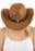 Buffalo Skull Belt Tycoon Retro Faux Wool Felt Cowboy Hat
