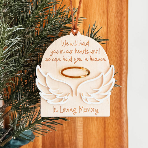 Infant Loss Wood Christmas Ornament