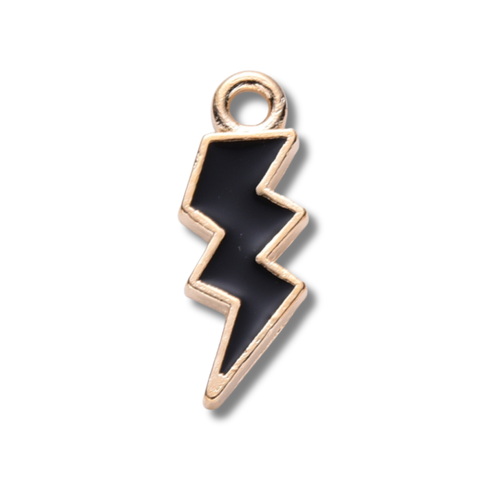 Lightening Bolt Colored Charm