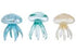Glass Jellyfish 7.5" Figurines Assorted