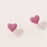 Heart Earring with CZ Stones