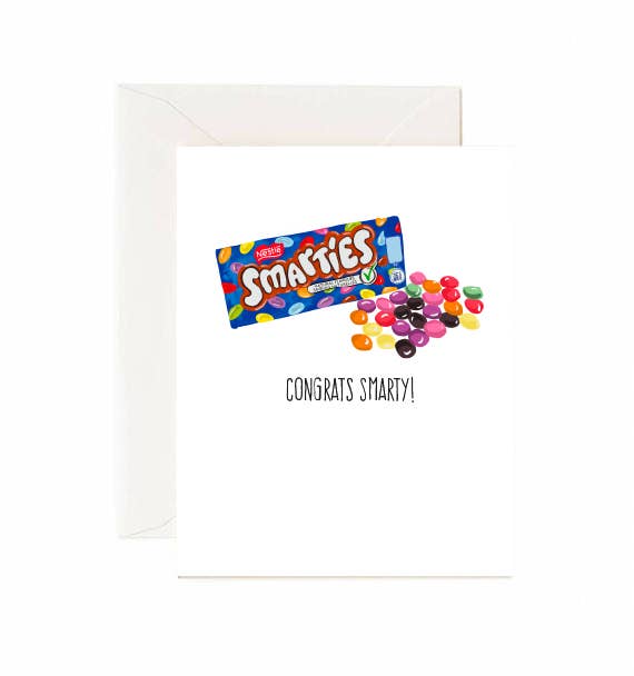 Congrats Smarty - Greeting Card