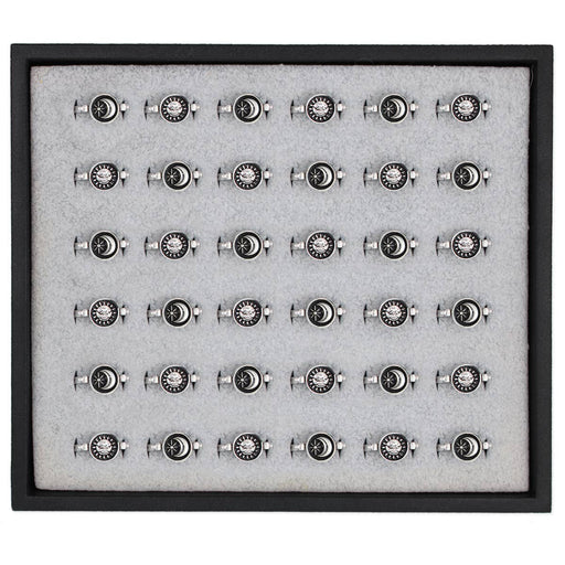 Silver Celestial Spin Ring Display