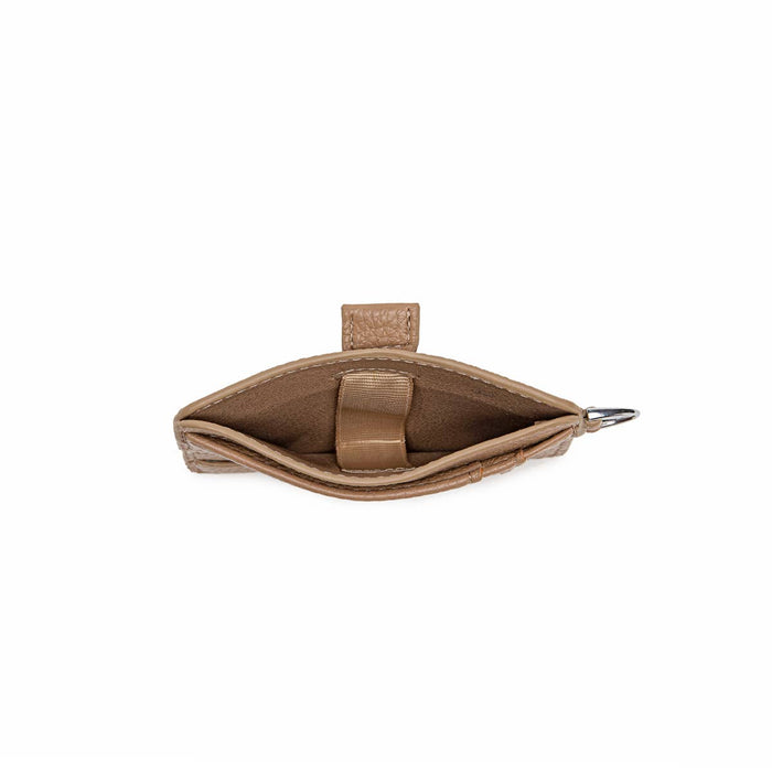 Kit - Recycled Vegan Card Wristlet - Latte Pebbled