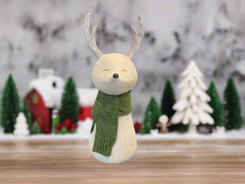 deer with green scarf 7"