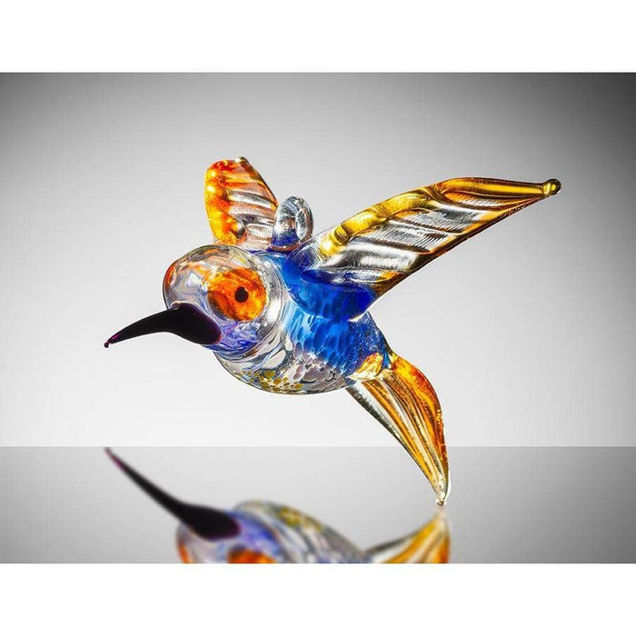 Large Bird - Hummingbird – Orange and Blue
