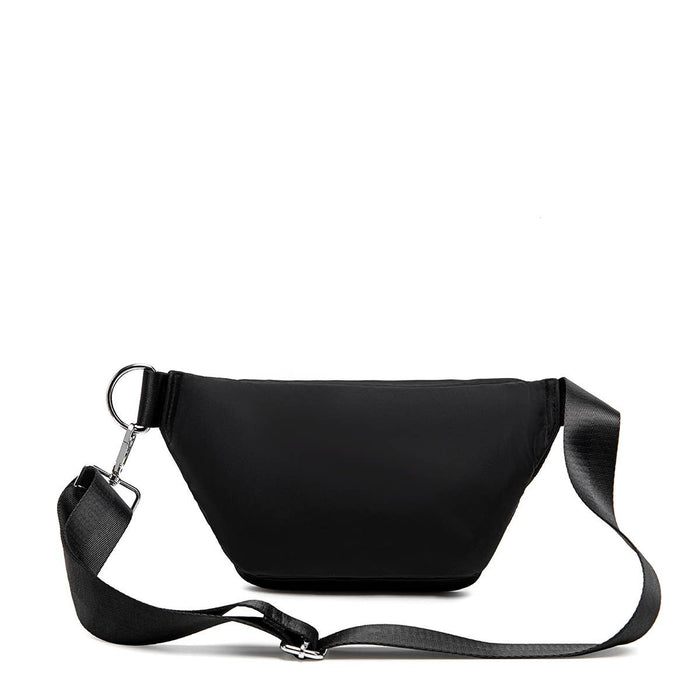 Aaliyah - Recycled Nylon Fanny Pack - Black Nylon