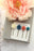 Flower Bobby Pins | Blue and Coral | Flowers for Hair