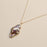 Iridescent Cloud-Shaped Pendant Necklace
