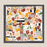 Abstract Floral Art Print Bandana Scarf