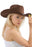Faux Nubuck Suede Cutter Cowboy Hat
