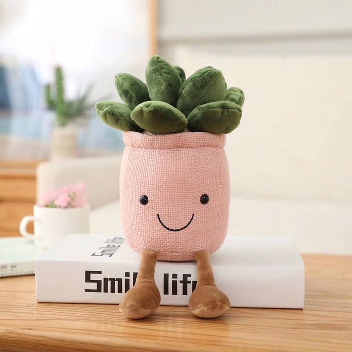 6-14" Plant Plush - Bamboo, Succulent