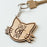Crazy Cat Lady Wooden Keychain