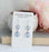 Light Blue Glass Dangle Earrings | Two Jewel Teardrop