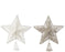 Tree Topper Iron Glitter White/Gold